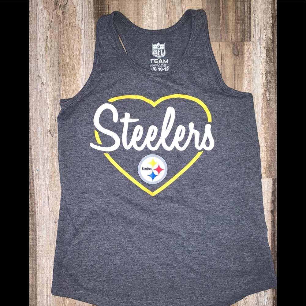 Girls NFL Steelers racer back tank